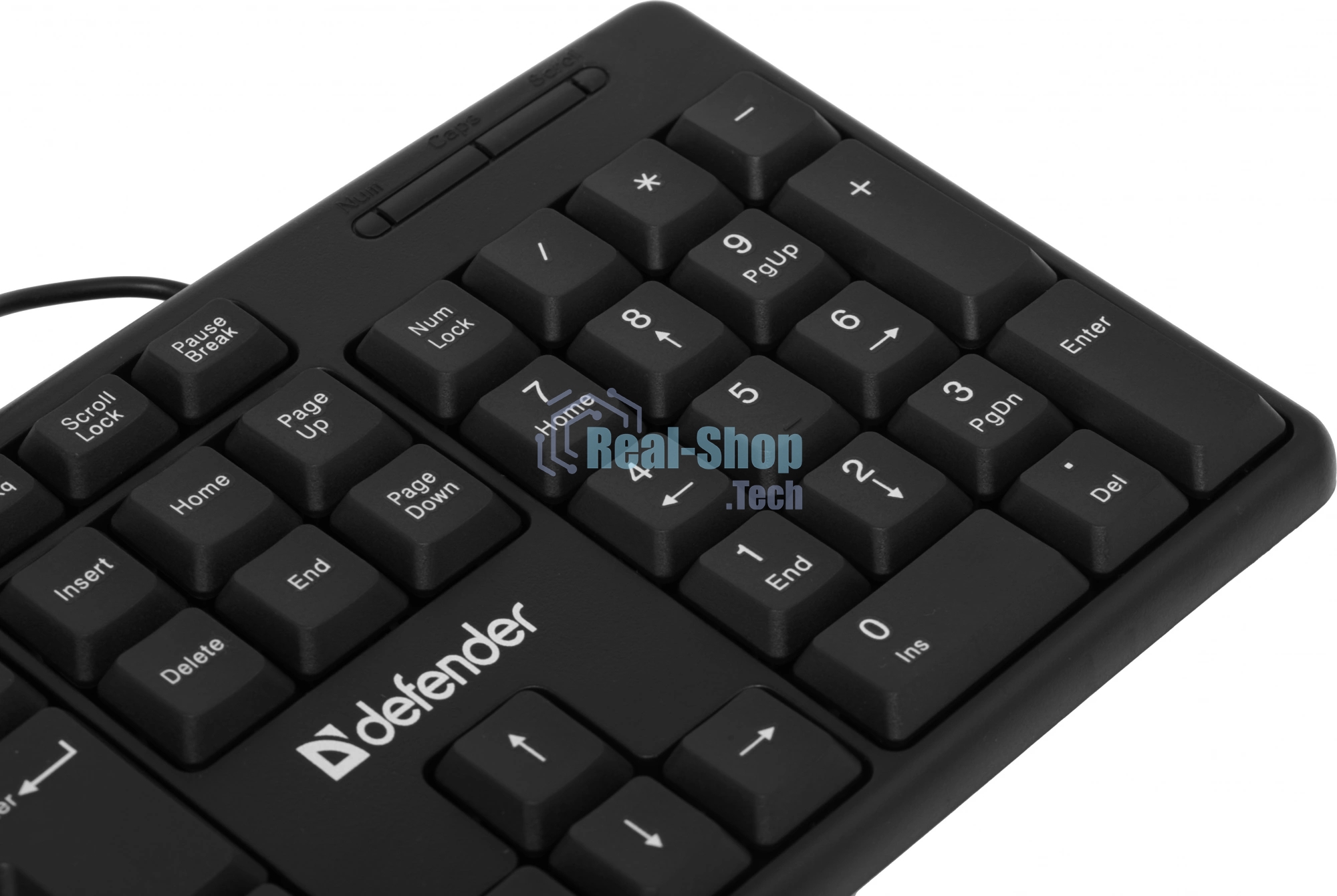 Клавиатура проводная Defender Element HB-520, USB, черный
