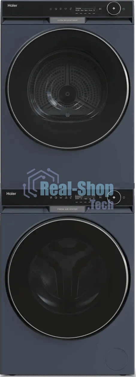 Сушильная машина Haier HD100-A3397SU1 кл.энер.:A+++ макс.загр.:10кг серый (CF0J50E00RU)