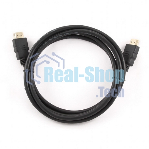 Кабель Cablexpert HDMI CC-HDMI4-6, 19M/19M, v2.0, медь, позол.разъемы, экран, 1.8м, черный, пакет
