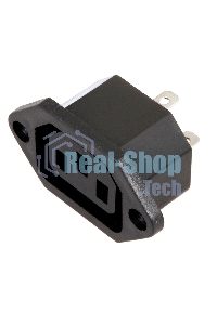 Сетевое гнездо на корпус Rexant (1 шт.) (пакет БОПП)