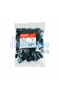 Площадка самоклеящаяся Rexant 25х25 мм, черная, упаковка 100 шт.