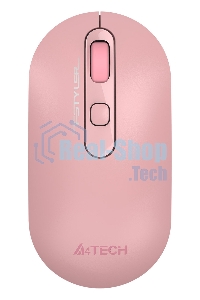 Мышь беспроводная A4Tech Fstyler FG20 розовый, 2000 dpi, радиоканал, USB, кнопки - 4