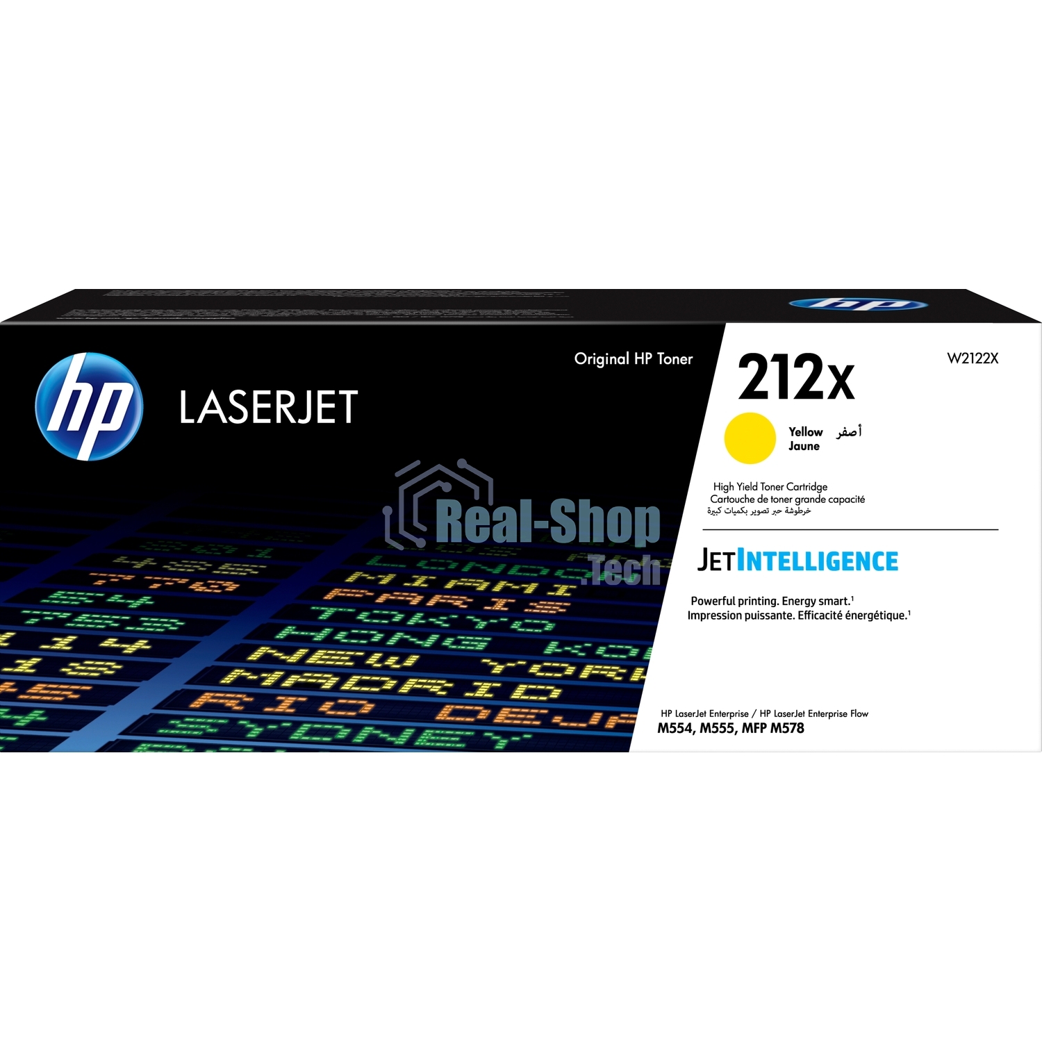 Картридж лазерный Cartridge HP 212X для CLJ Enterprise M554/M555/M578, желтый (10 000 стр.)