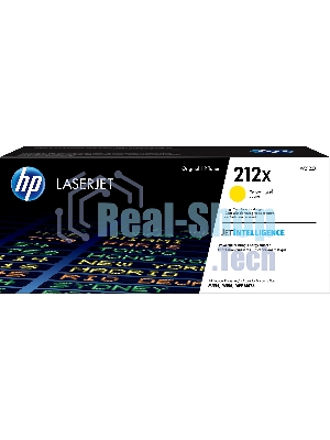 Картридж лазерный Cartridge HP 212X для CLJ Enterprise M554/M555/M578, желтый (10 000 стр.)