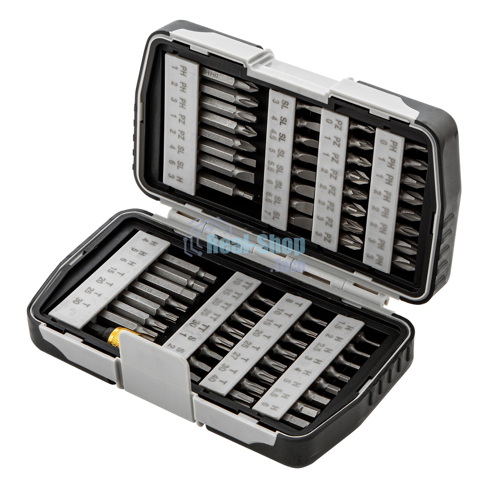 Набор бит Matrix магнитный адаптер crv в плат.боксе 64шт