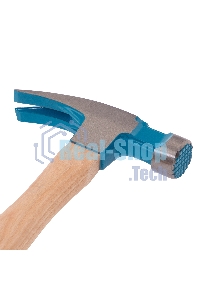 Молоток-гвоздодер Gross AMERICAN HICKORY 380 г, угол 75, магнит, обрезиненная рукоятка