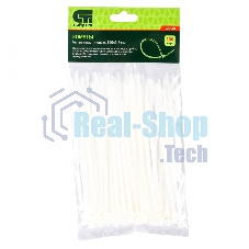 Хомуты Сибртех, 150 х 3,6 мм, пластиковые, белые, 100 шт. 45548