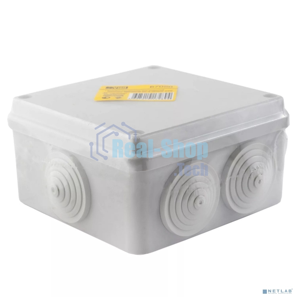 Рувинил 67051 Тусо.Коробка расп. для о/п, 120х80х50 мм, 6 вводов, IP55