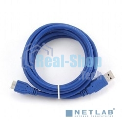 Кабель USB 3.0 для соед. 1.8м А-microB (5 pin) Gembird PRO позол.конт., пакет CCP-mUSB3-AMBM-6