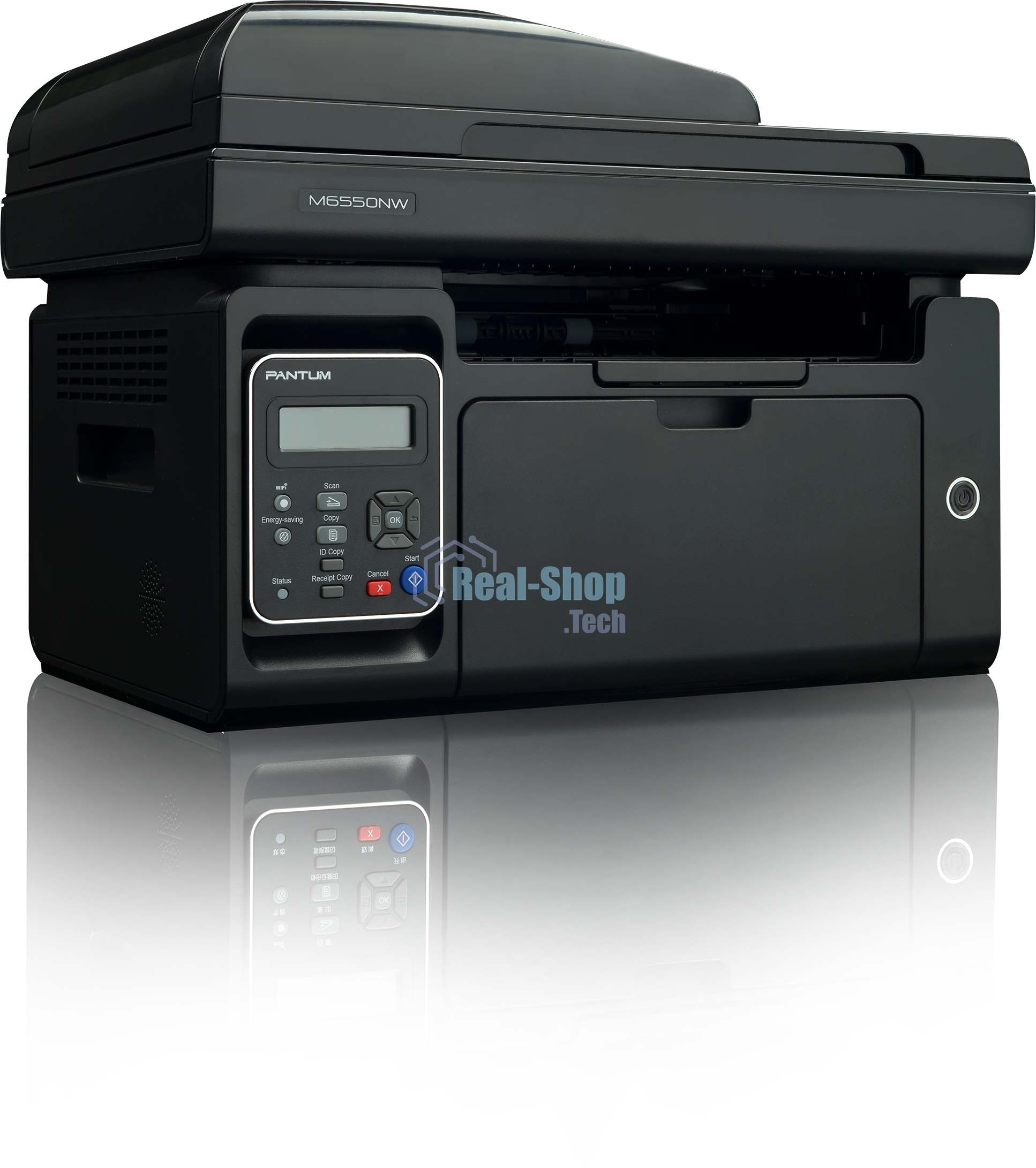 МФУ лазерное Pantum M6550NW, A4, ч/б, печ. до 22 стр/мин., скан. до 22 стр/мин., 1200x1200dpi, USB, RJ-45, Wi-Fi