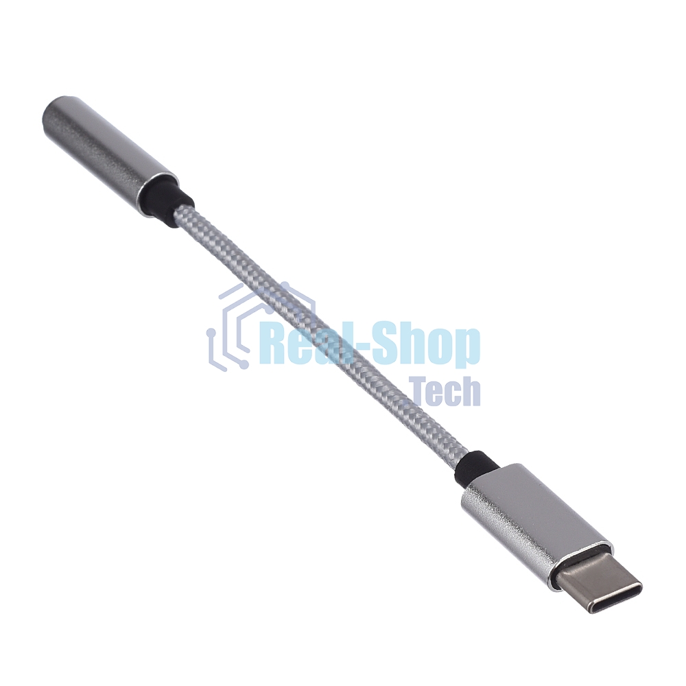 Адаптер GoPower Jack3.5мм(F)-TYPE-C(M) 00-00027481 0.1M белый