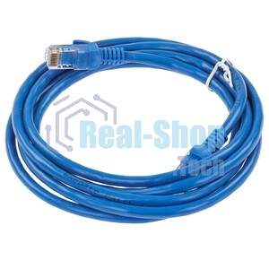 Патч-корд ExeGate UTP-RJ45-RJ45-C6-2M-BL, UTP, cat.6, 2м, синий