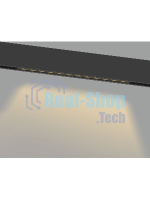 Трековый светильник GL2335 BK черный IP20 10W 3CCT 3000/4200/6400K 48V 200*10*37