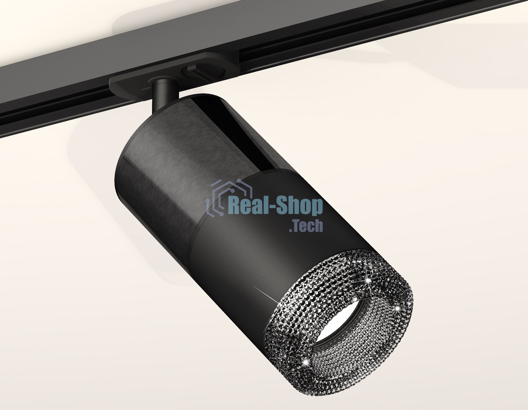 Светильник Ambrella light XT7402051 SBK/DCH/BK черный песок/черный хром/тонированный MR16 GU5.3