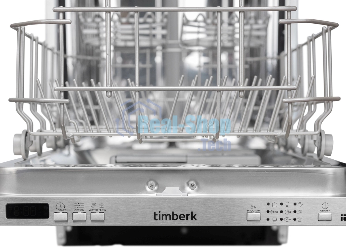Посудомоечная машина Timberk Set&Dry T-DW45BI103 серебристый (узкая)