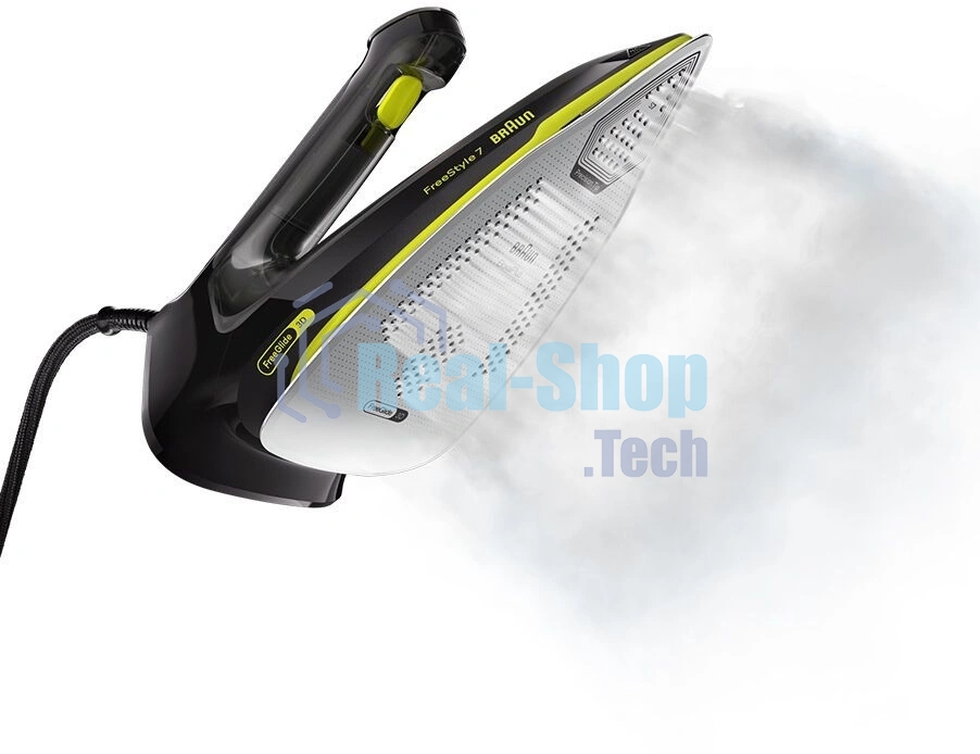 Утюг Braun FI7255GR черный/зеленый, 2000 Вт, 55 г/мин, 240 г/мин, 350 мл