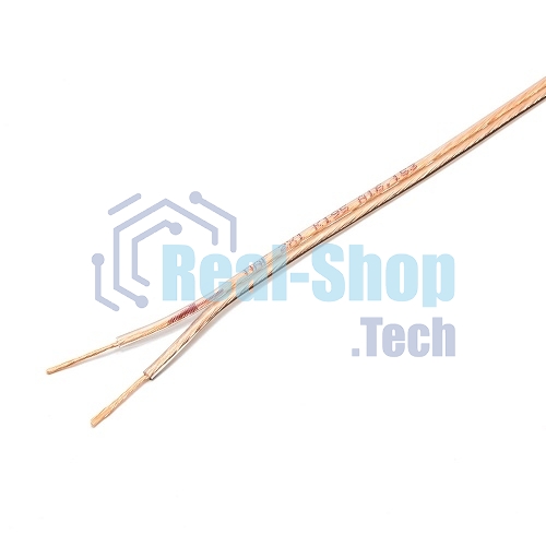 Акустический кабель Cablexpert CC-TC2x1,0-30M, прозрачный, 30 м, бухта