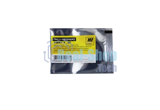 Чип Hi-Black к картриджу Canon i-SENSYS LBP650/MF730 (CRG 046) Y, 5K