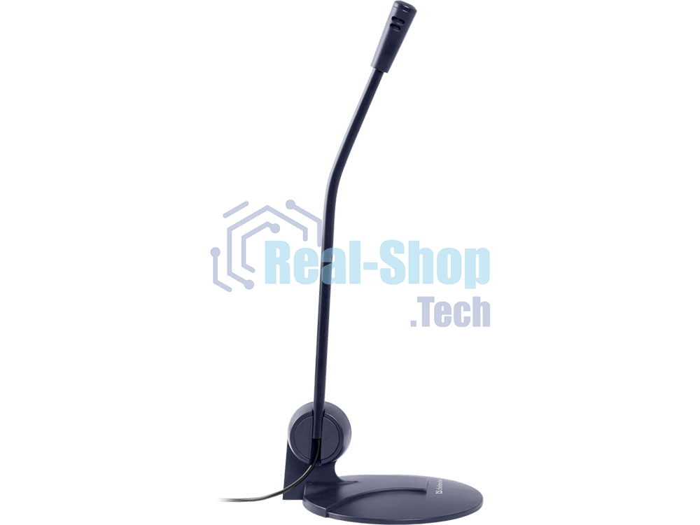 Микрофон Defender MIC-117 черный, кабель 1.8 м