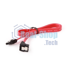 Кабель интерфейсный SATA Cablexpert CC-SATAM-DATA90, 50 см, угловой разъем, 7pin/7pin, защелка, пакет