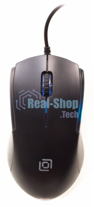 Мышь проводная Oklick 245M черный, 1000 dpi, USB, кнопки - 3