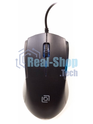Мышь проводная Oklick 245M черный, 1000 dpi, USB, кнопки - 3