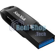 Флешка USB Sandisk DDC3 (SDDDC3-032G-G46), 32Gb, USB 3.0/USB Type-C, R/W 150/30, черный