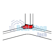 Отвод DLP угл. на 80/105/150 010763 Legrand Отводы угловые - для односекционных кабель-каналов DLP 35х80/105, 50х80/150 - белый