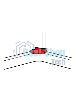 Отвод DLP угл. на 80/105/150 010763 Legrand Отводы угловые - для односекционных кабель-каналов DLP 35х80/105, 50х80/150 - белый