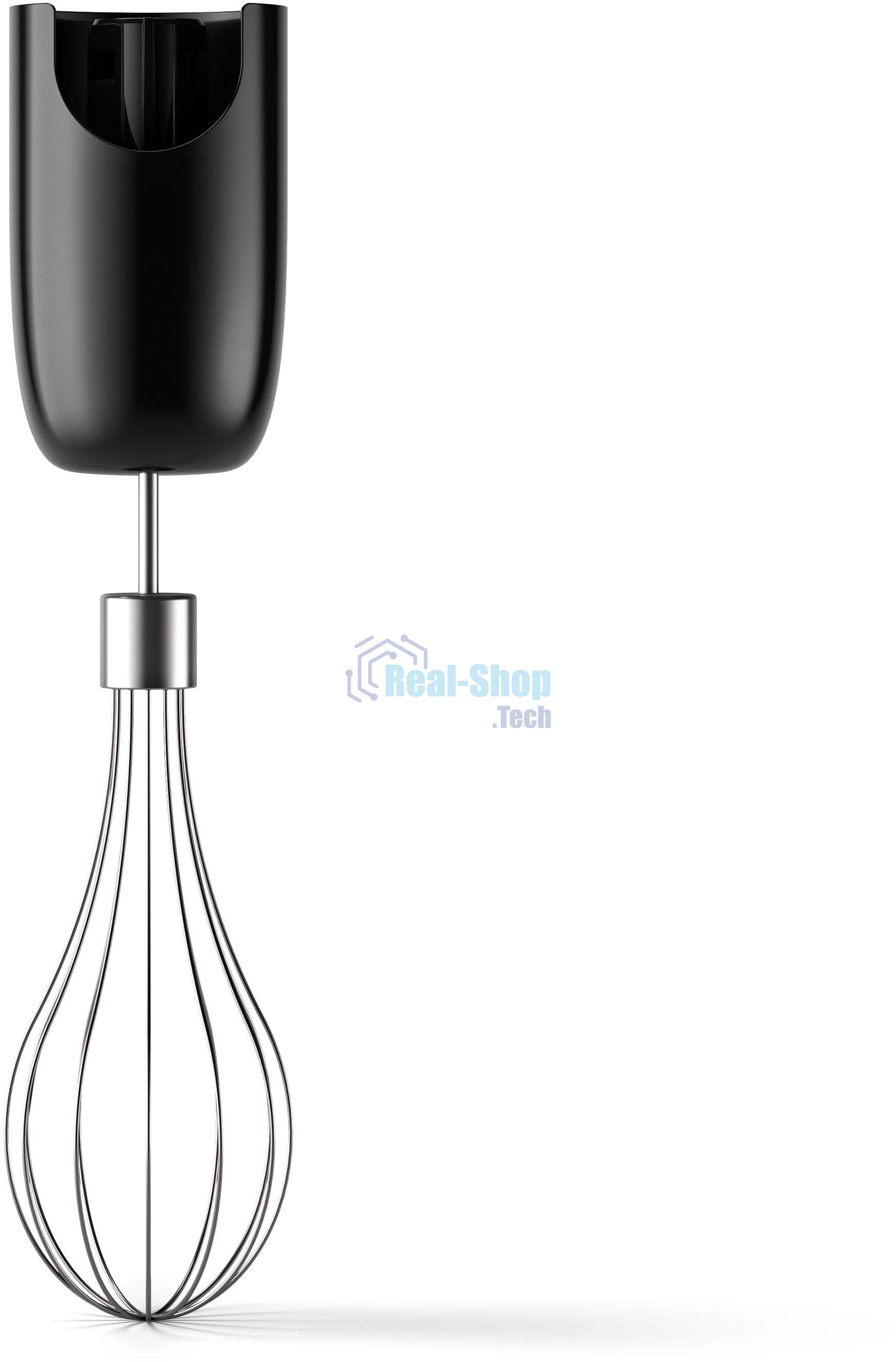 Блендер погружной Philips HR2543/90, 700Вт, 1 скорость, турбо режим, стакан для взбивания, венчик, измельчитель, черный