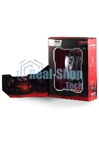 Мышь проводная Crown Gaming CMXG-600 черный, 2200 dpi, USB, кнопки - 6