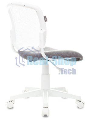 Кресло Бюрократ CH-W296NX белый, сетка, 120 кг