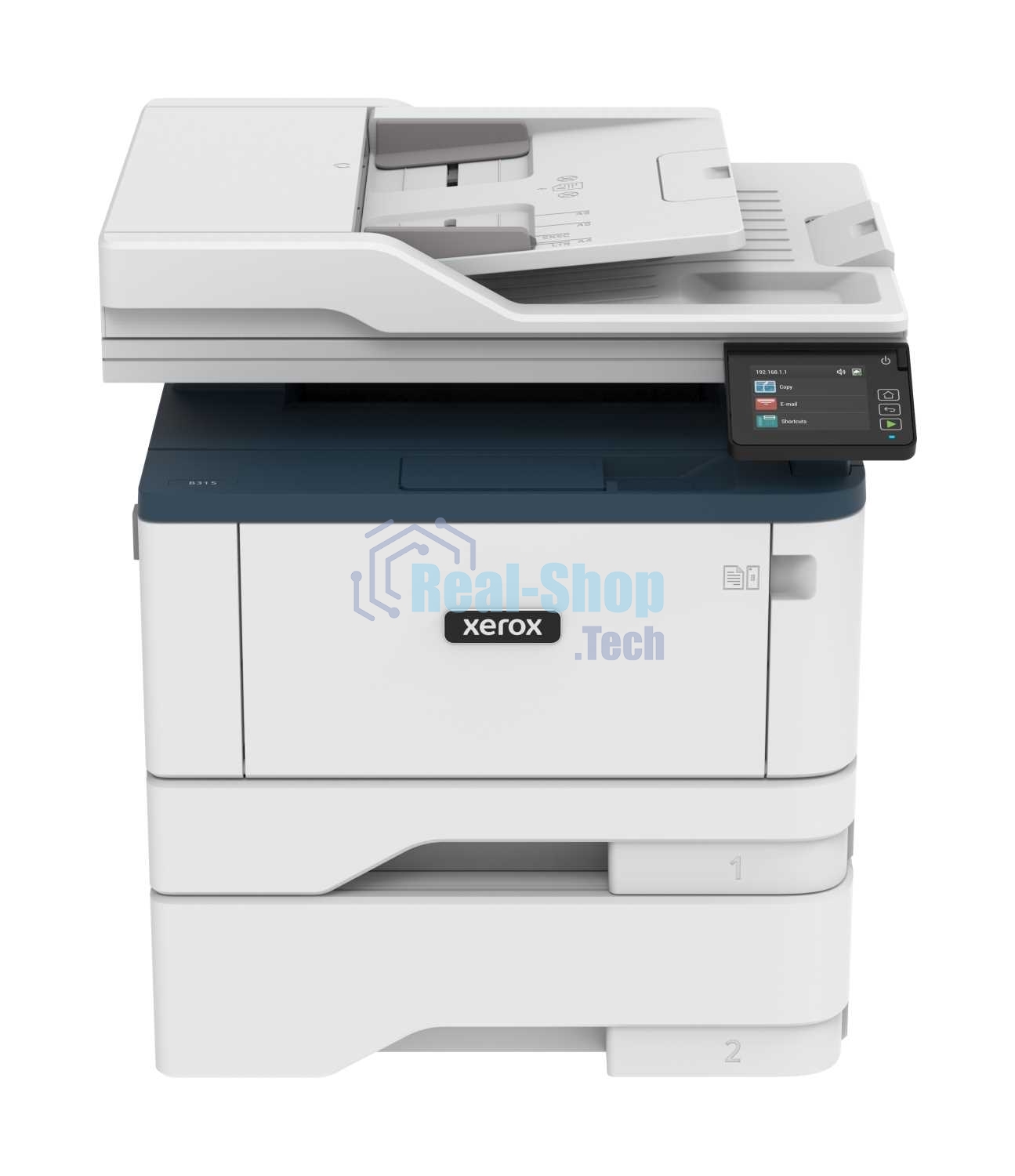 МФУ лазерное Xerox B315 (B315V_DNI), A4, ч/б, печ. до 40 стр/мин., скан. до 46 стр/мин. (ч/б) 20 стр/мин. (цвет), 600x600dpi, USB, RJ-45, Wi-Fi