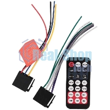 Автомагнитола Soundmax SM-CCR3168B, 1 DIN, Bluetooth, USB Type-A, AUX, пульт ДУ