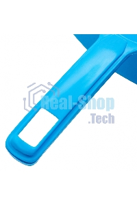 Набор: совок с кромкой 330x225 мм и щетка-сметка 285 мм, голубой, Home Palisad