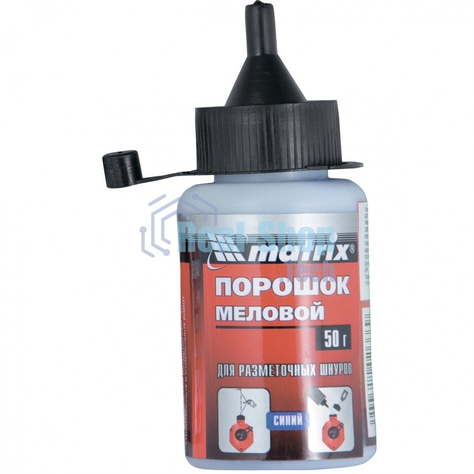 Порошок меловой Matrix синий, 115 г, для разметочных шнуров