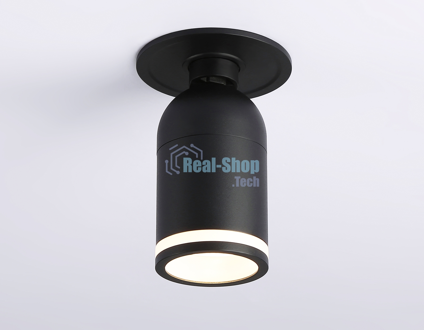 Светильник Ambrella light TA1273 SBK/FR черный песок/белый матовый MR16 GU5.3 D55*136
