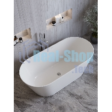 Ванна отдельностоящая акриловая BAU Flow 1500x750 белая