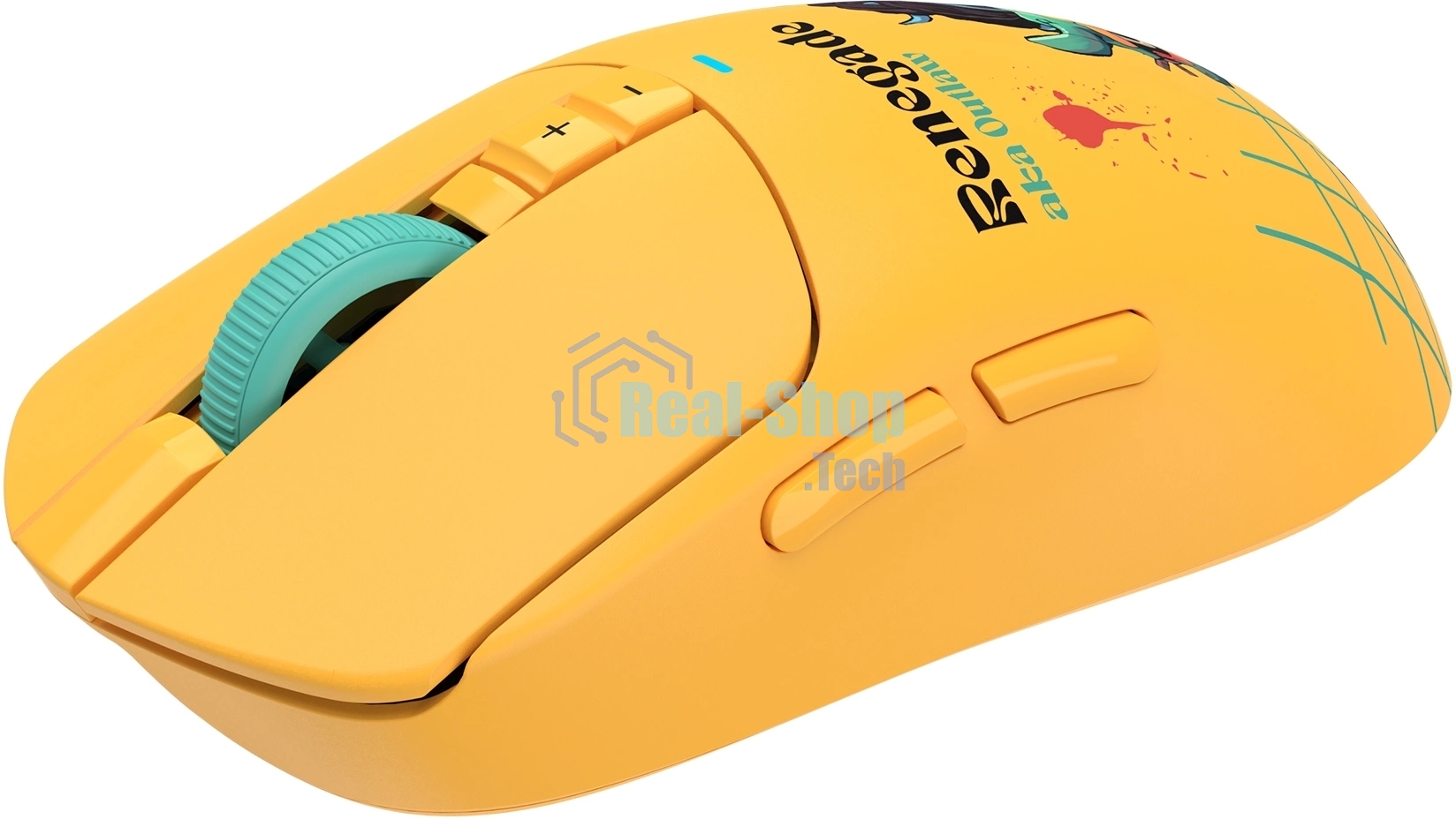 Мышь беспроводная/проводная A4Tech Bloody R72 Ultra желтый, 20000 dpi, USB Type-A, радиоканал, кнопки - 7