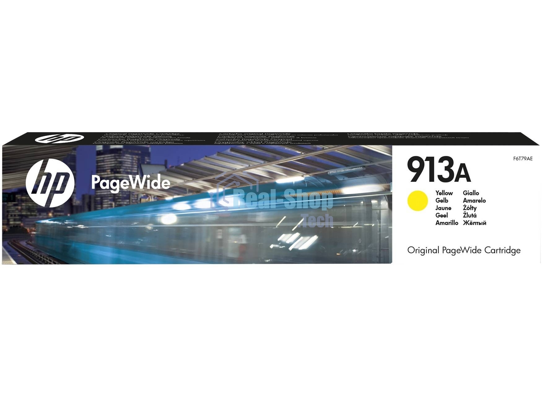 Картридж струйный HP 913A F6T79AE желтый для HP PW 352dw/377dw/Pro 477dw/452dw 3000 стр.