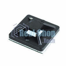 Площадка самоклеящаяся Rexant 20х20 мм, черная, упаковка 100 шт.