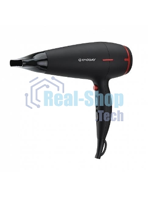 Фен Endever Aurora-472 черный, 2400 Вт, ионизация