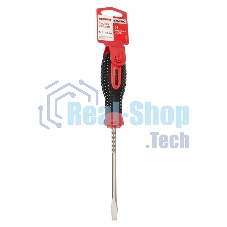 Отвертка шлицевая Rexant SL 6х125 мм, трехкомпонентная рукоятка, сталь S2