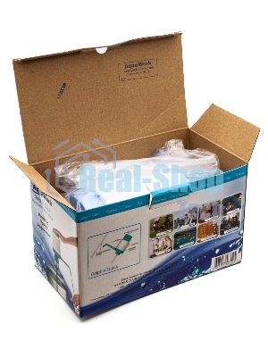 Помпа для 19л бутыли Aqua Work Дельфин Квик механический голубой/белый