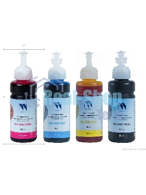 Чернила NVPrint универсальные на водной основе для аппаратов Epson, комплект 4 цвета по 100 мл