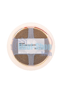 Лента светодиодная Rexant 12В, COB 8Вт/м, 320 LED/м, оранжевый, 8мм, 5м, IP20