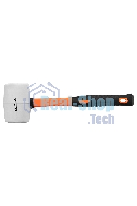 Киянка резиновая Sparta 450 г, белая резина, фибергласовая рукоятка