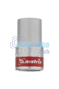 Головка торцевая Matrix, 13 мм, 6-гранная, CrV, под квадрат 1/2