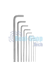 Набор имбусовых ключей Matrix HEX 9 шт экстра-длинный с шаром