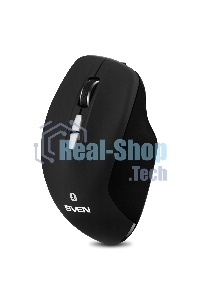 Мышь беспроводная SVEN RX-590SW черный, 1600 dpi, радиоканал, Bluetooth, USB, кнопки - 7